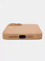 Бежевый чехол на айфон iPhone 11, 12, 13, 14, 15, XR, Pro, Pro Max. Кожаный