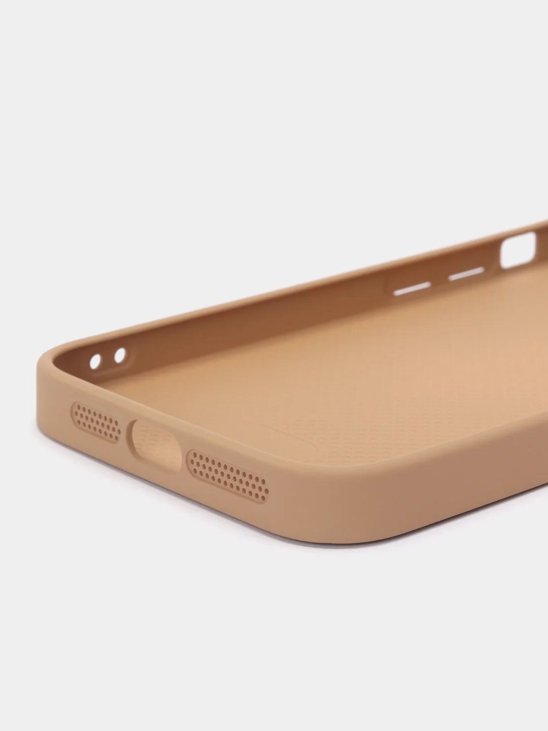 Бежевый чехол на айфон iPhone 11, 12, 13, 14, 15, XR, Pro, Pro Max. Кожаный