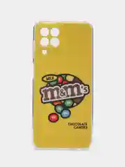 Тёмно-зелёный чехол Samsung Galaxy M33 с рисунком / принтом