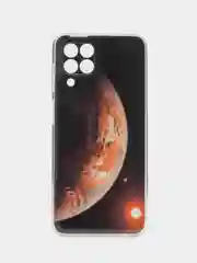 Шоколадный чехол Samsung Galaxy M33 с рисунком / принтом