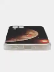 Шоколадный чехол Samsung Galaxy M33 с рисунком / принтом