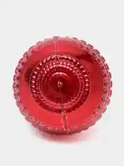 Набор елочных игрушек, D-4 см, 6 штук, цвет красный