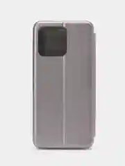 Серебряный чехол-книжка Honor X6, Honor X8 5G с функцией подставки