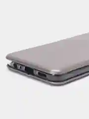 Серебряный чехол-книжка Honor X6, Honor X8 5G с функцией подставки
