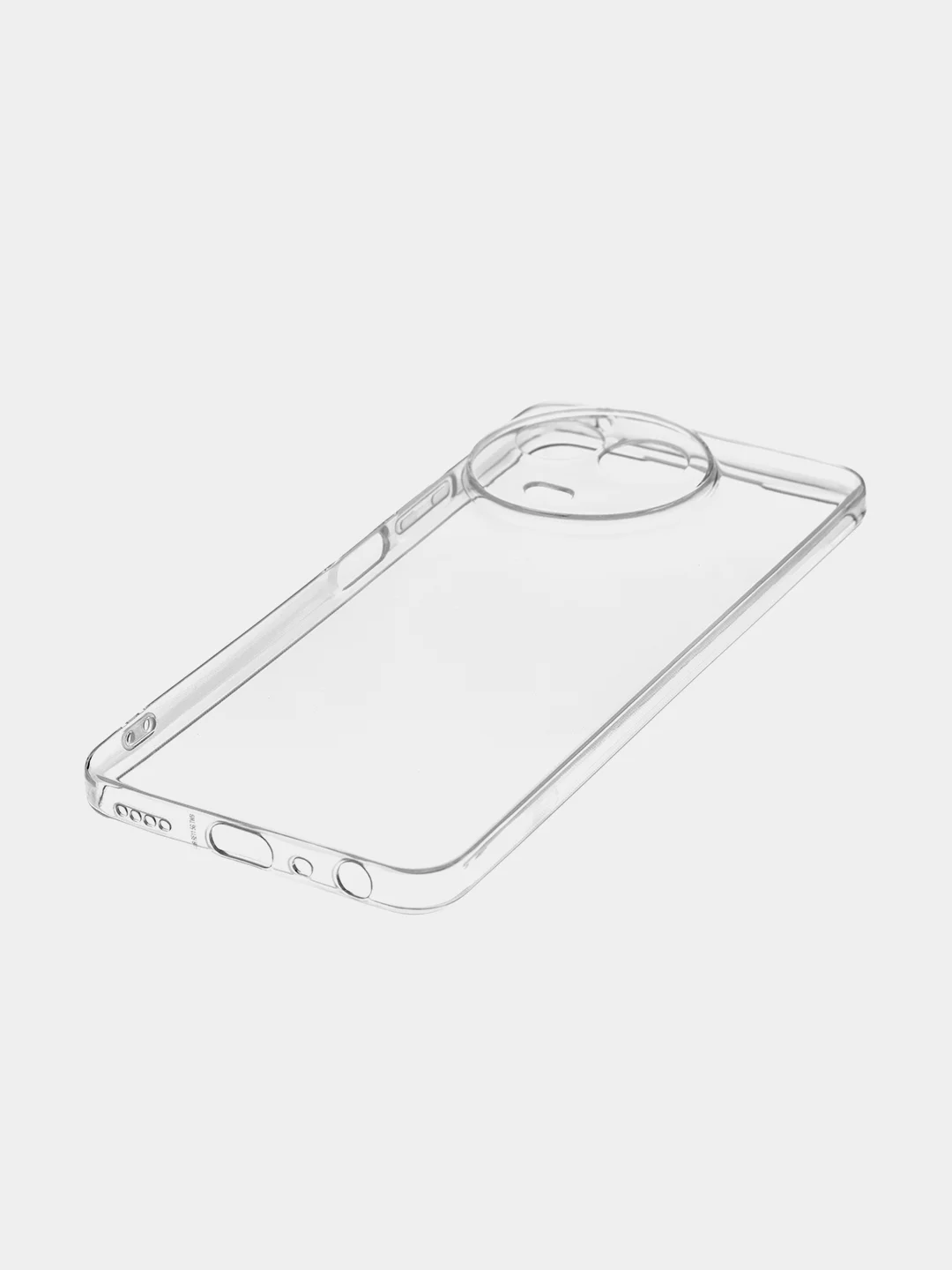 Прозрачный чехол для Realme 11 4G, 11 5G матовый/прозрачный Broscorp силиконовый, бортик вокруг камер