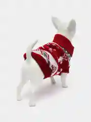 Вишнёвый свитер для собак и кошек вязаный толстовка, кофта