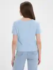 Голубой топик, футболка