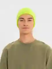 Салатовый шапка из флиса