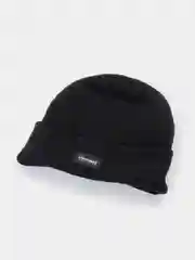 Черный шапка зимняя мужская на флисе