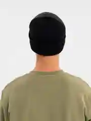 Черный шапка зимняя мужская на флисе