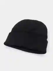 Черный шапка зимняя мужская на флисе