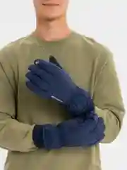Синий перчатки зимние