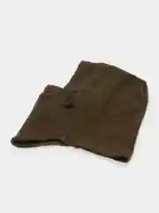 Зеленый балаклава зимняя утепленная, снуд флисовый