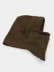 Зеленый балаклава зимняя утепленная, снуд флисовый