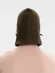 Зеленый балаклава зимняя утепленная, снуд флисовый