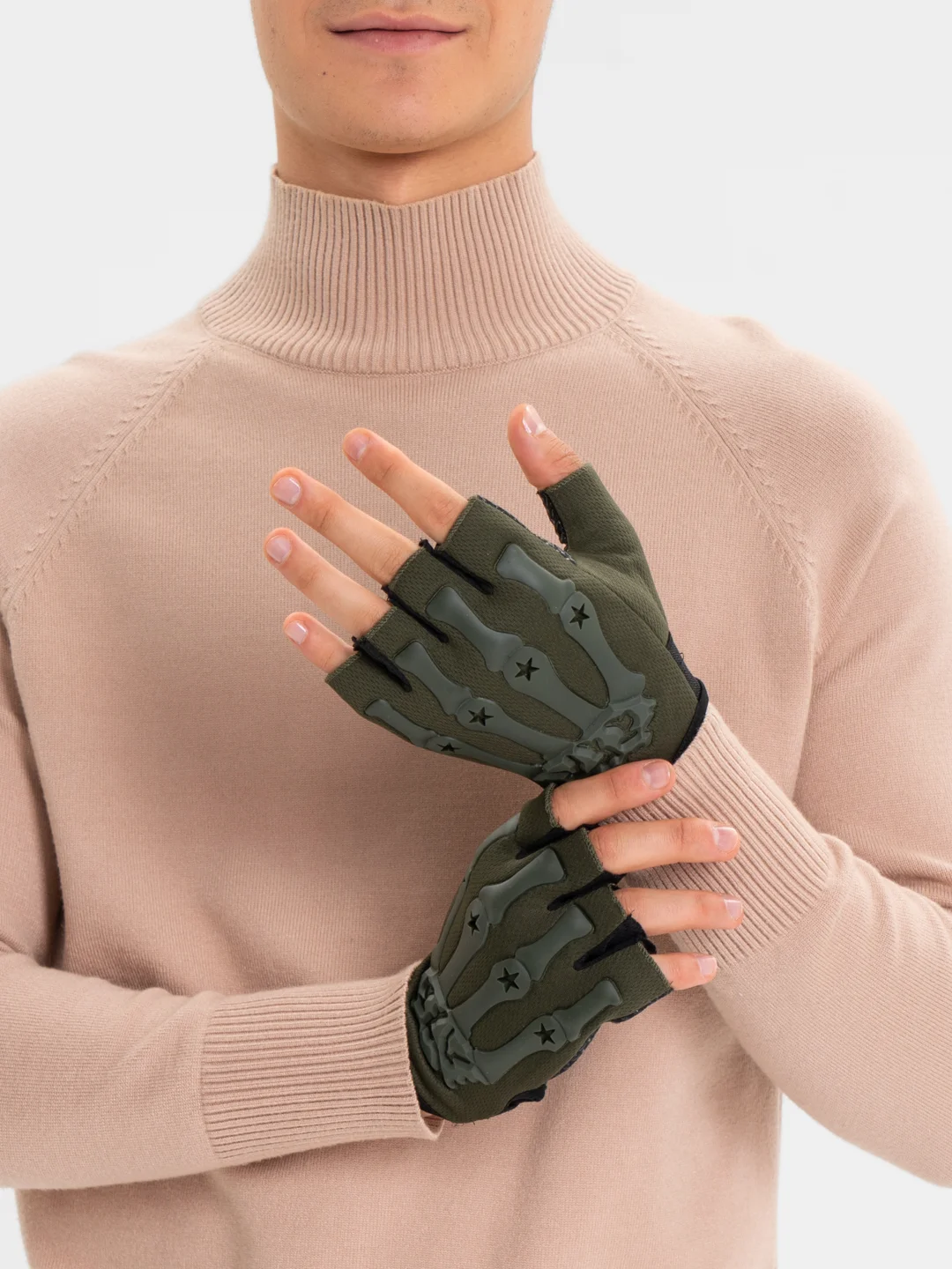 Перчатки тактические "Storm tactic", XL, хаки