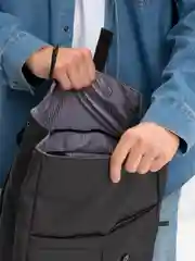 Черный рюкзак Xiaomi 90 Points NINETYGO Vitality College Leisure Backpack