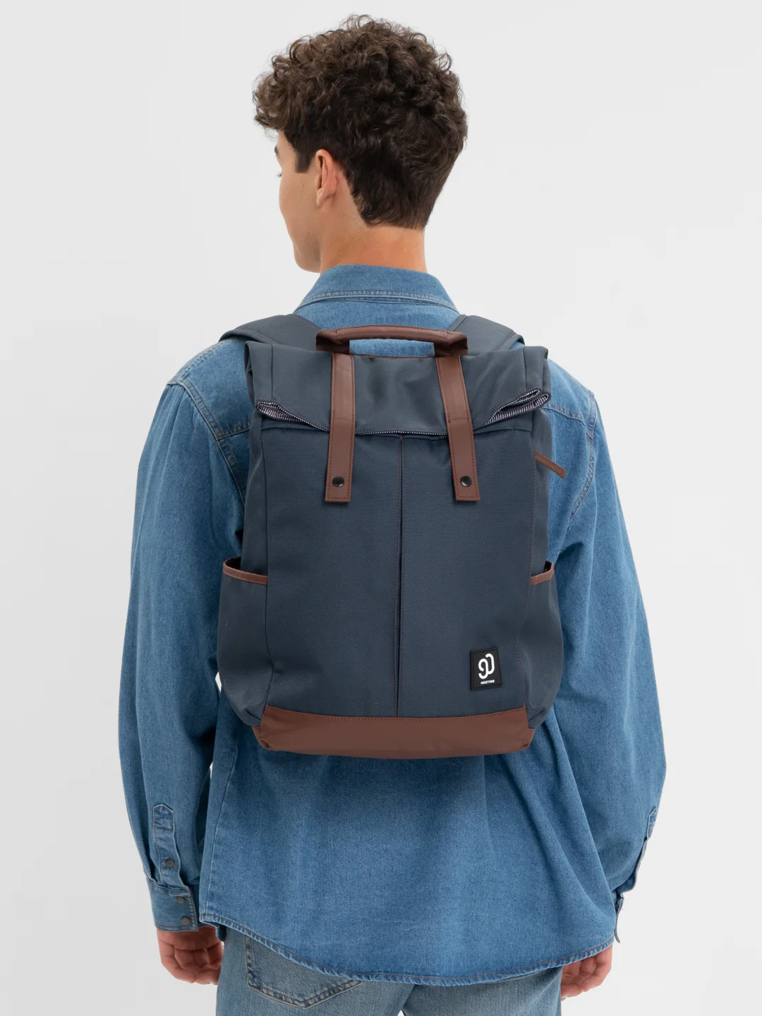 Темно-синий рюкзак Xiaomi 90 Points NINETYGO Vitality College Leisure Backpack