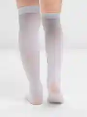 Белый гольфы капроновые
