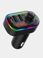 FM-трансмиттер ACV FMT-128B ЖК дисплей, USB, Bluetooth, RGB