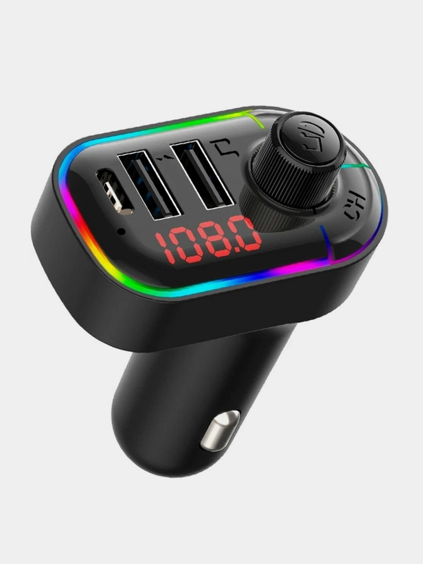 FM-трансмиттер ACV FMT-128B ЖК дисплей, USB, Bluetooth, RGB