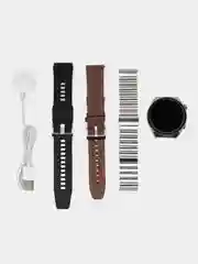 Серебряный умные смарт часы DT 3 Max Ultra Smart Watch Series 7, круглые, мужские