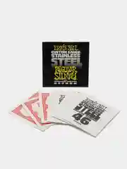 Струны для электрогитары Ernie Ball Stainless Steel (9-46) и (11-48)