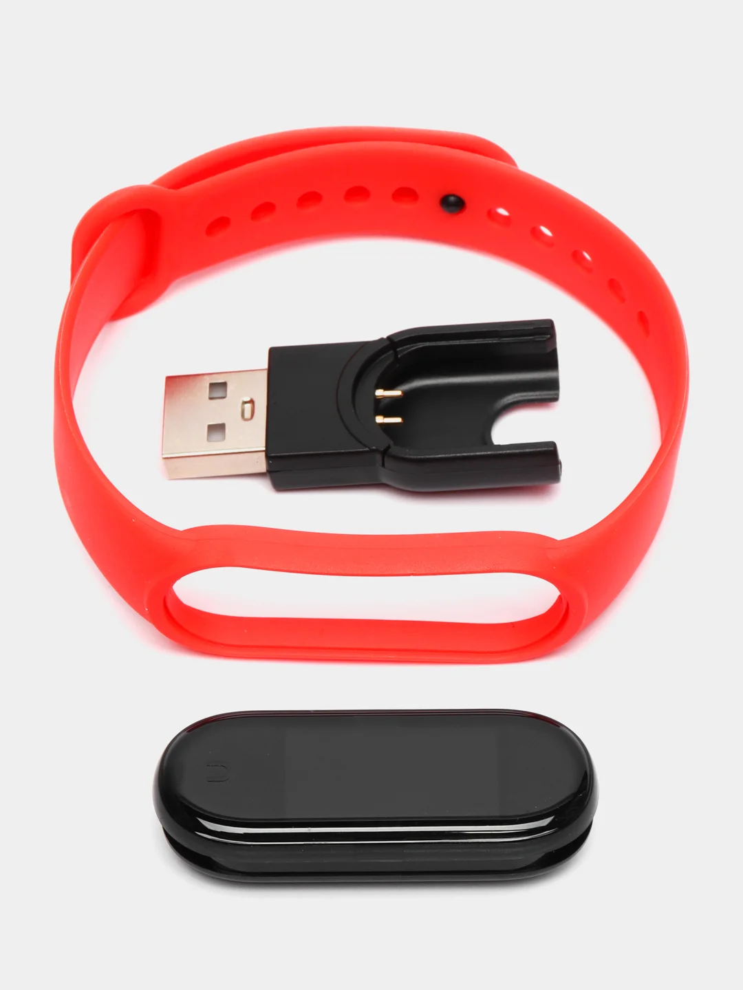 Красный умные часы M5 Smart Band Sport