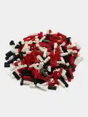 Красный детский 3D конструктор в виде кроссовка, блочный