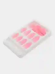 Розовый ногти накладные