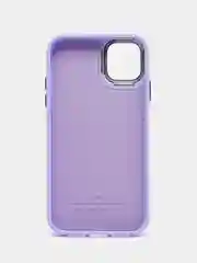 Лавандовый чехол на iPhone (айфон) 11, 13, 14, XR, 12 Pro Max, силиконовый, принт "Крокодил sport"