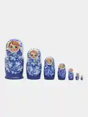 Золотой матрёшка, ручная роспись