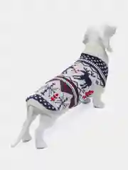 Белый свитер для собак и кошек вязаный толстовка, кофта
