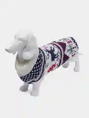 Белый свитер для собак и кошек вязаный толстовка, кофта