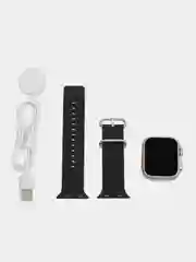 Бежевый меланж умные смарт часы Smart Watch X8 Ultra, 49 мм