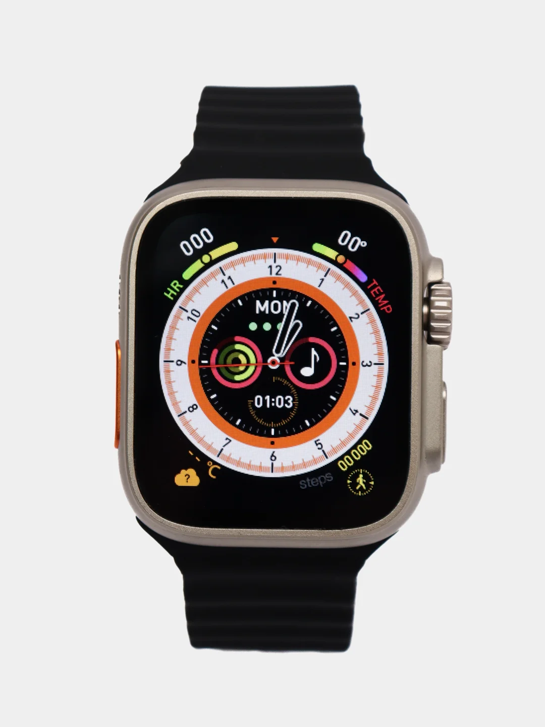 Бежевый меланж умные смарт часы Smart Watch X8 Ultra, 49 мм
