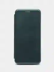 Тёмно-зелёный чехол-книжка Honor X6, Honor X8 5G с функцией подставки