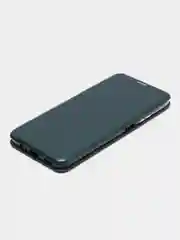 Тёмно-зелёный чехол книжка Honor X7A с функцией подставки