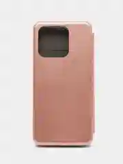 Розовый чехол-книжка на Honor X8A, с функцией подставки
