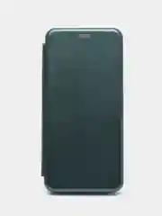 Тёмно-зелёный чехол-книжка на Honor X8A, с функцией подставки