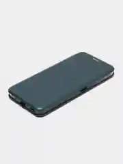 Тёмно-зелёный чехол-книжка на Honor X8A, с функцией подставки