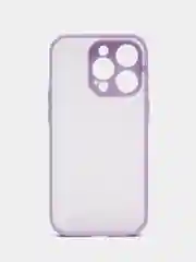Сиреневый чехол защитный для iPhone (Айфон) 14/13/12/11/XR/XS/X/8/7/6/6S/SE/Pro/Max/Plus/Mini