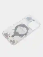 Разноцветный чехол для iPhone (Айфон) 14 / 13 / 12 / PRO / MAX / PLUS / MINI с MagSafe (Магсейф)