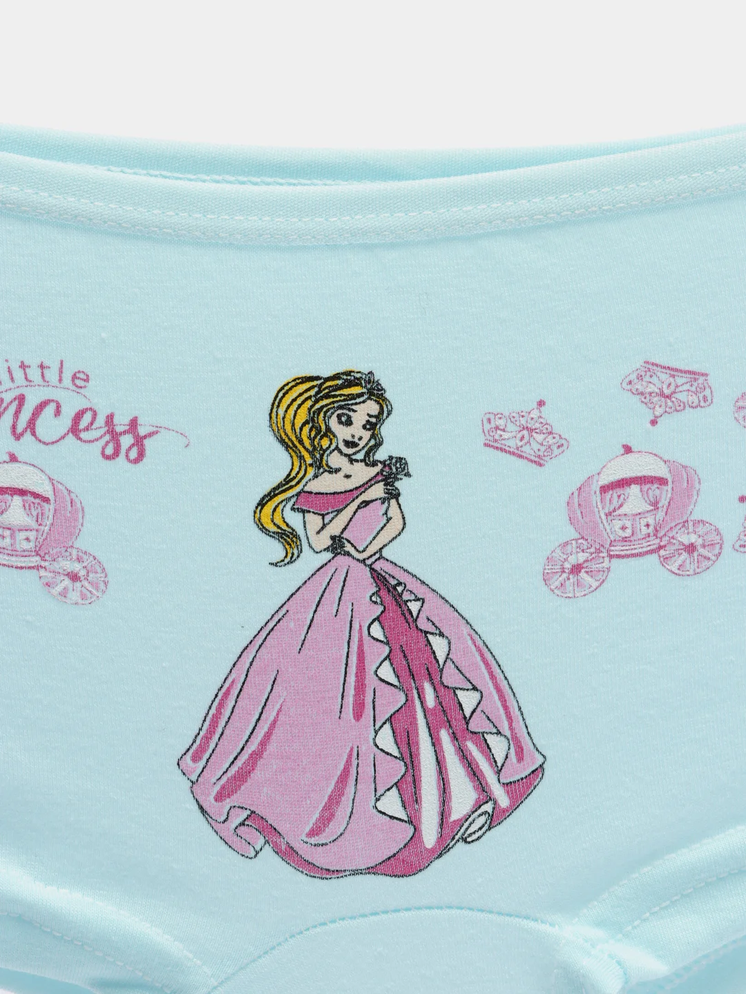 Голубой трусы детские  Princess для девочек от 2 до 8 лет. Детские трусы