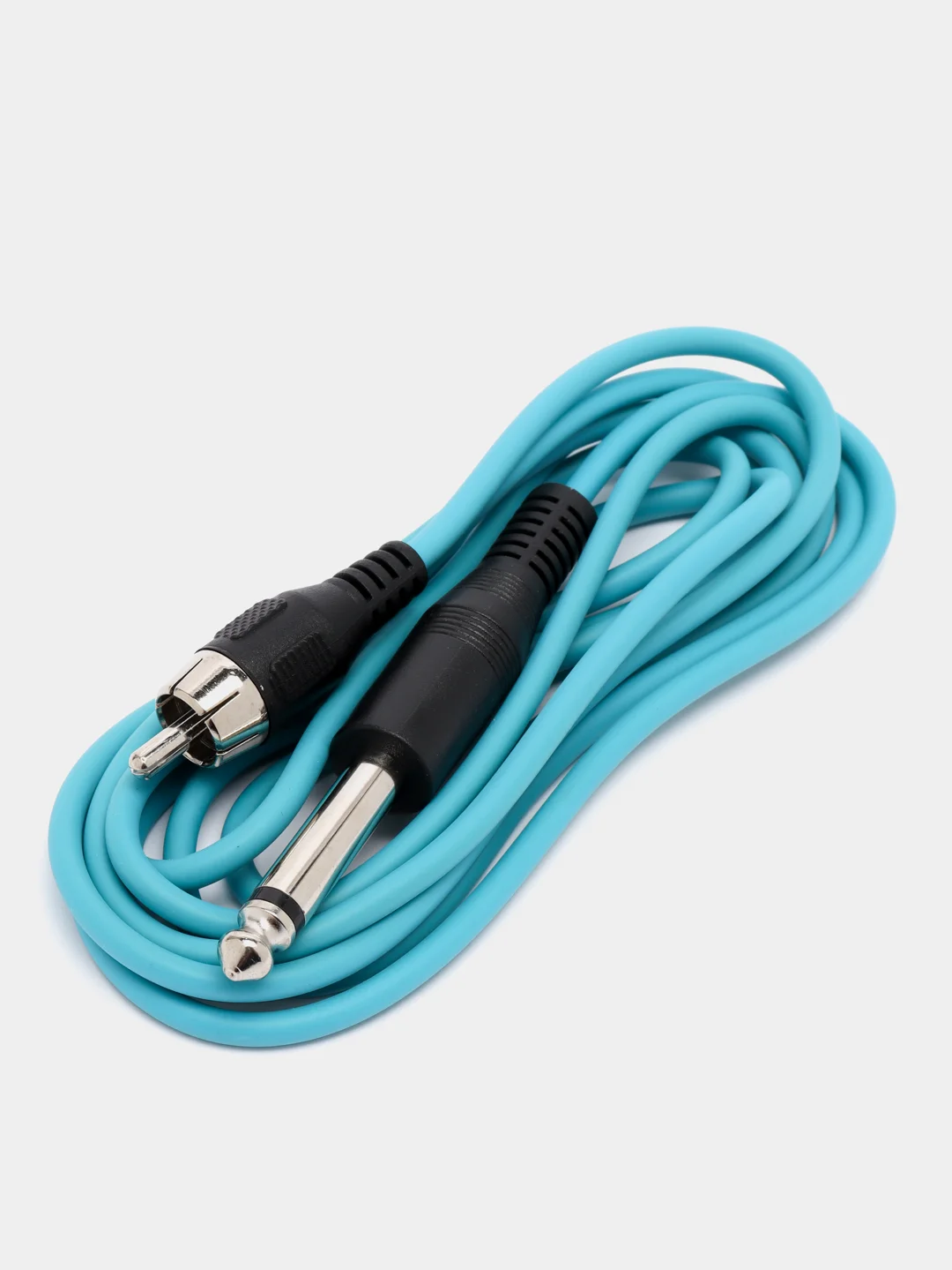 Голубой кабель клип-корд RCA для подключения тату-машинки к блоку питания DC, клип-корд