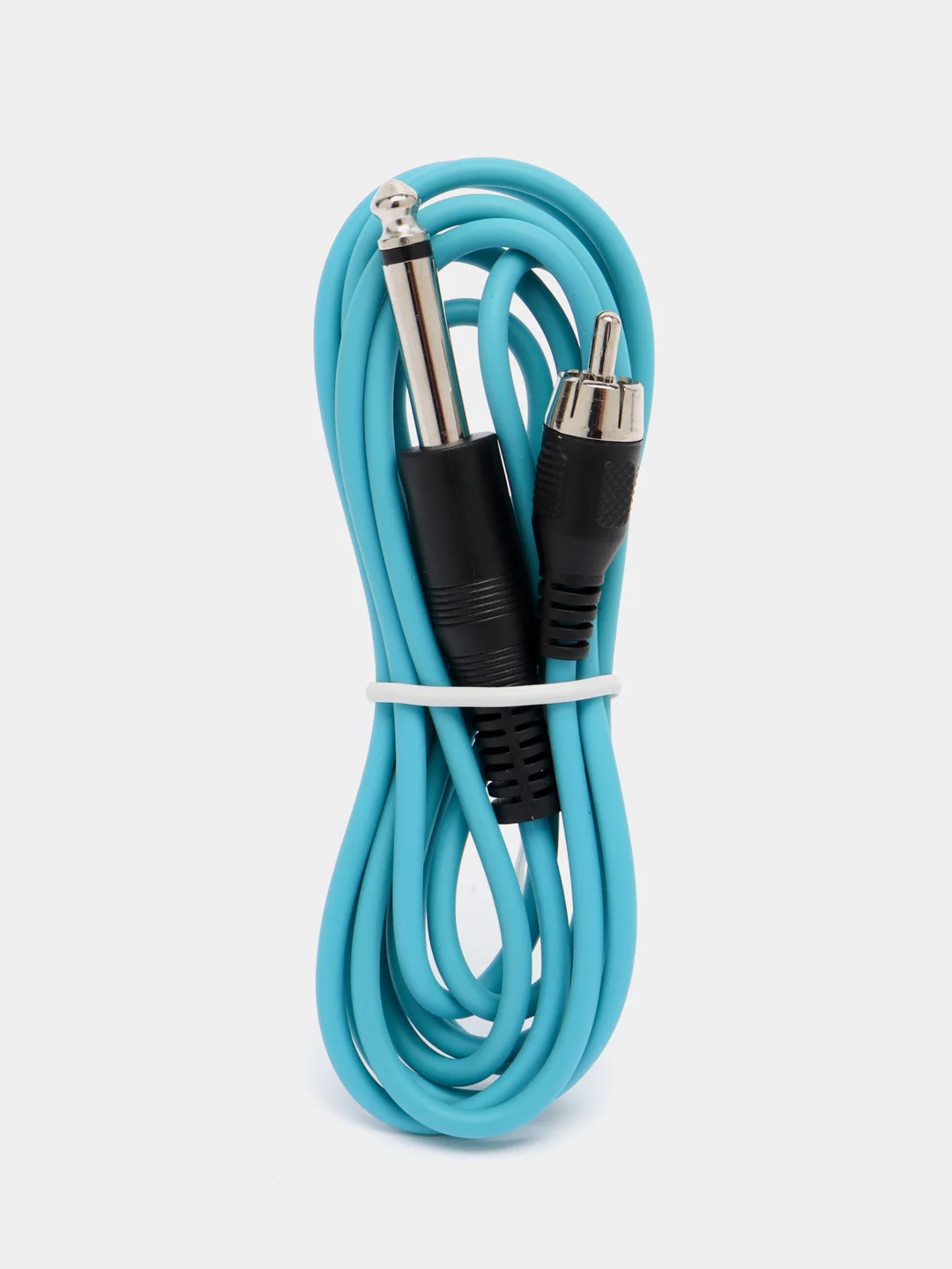 Голубой кабель клип-корд RCA для подключения тату-машинки к блоку питания DC, клип-корд