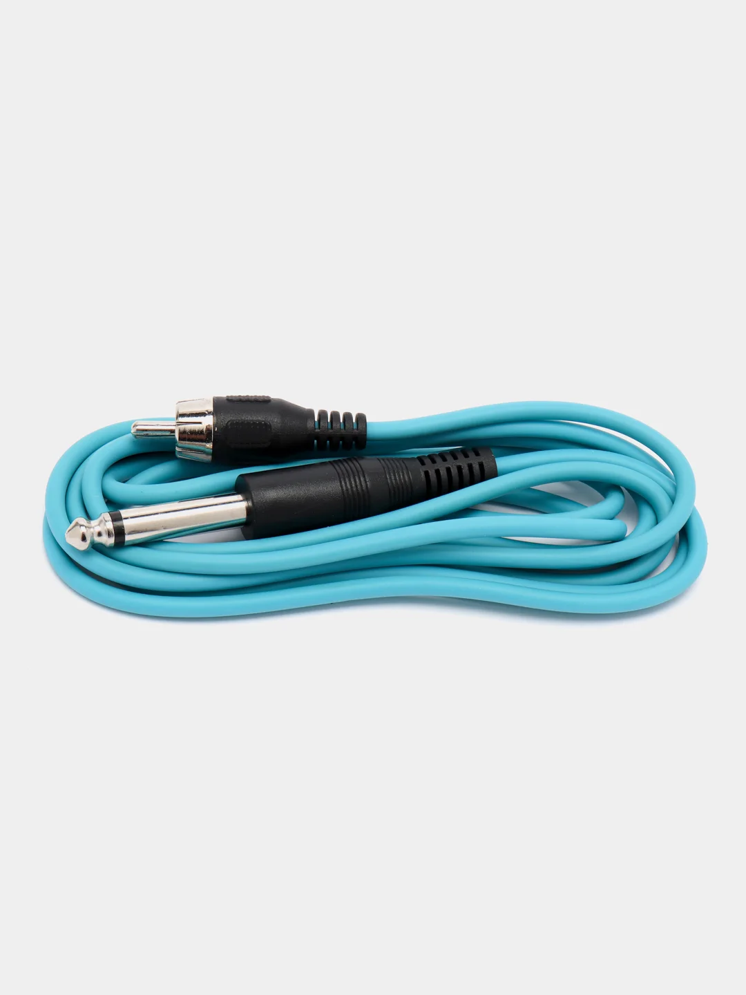 Голубой кабель клип-корд RCA для подключения тату-машинки к блоку питания DC, клип-корд