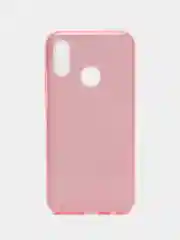 Розовый чехол блестящий Honor 10 Lite, Huawei P Smart 2019 накладка c блёстками
