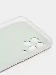 Фиолетовый чехол Samsung Galaxy M33 с рисунком / принтом