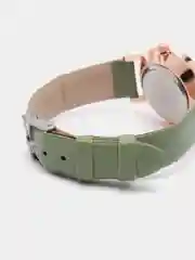 Зеленый часы женские, с браслетом, наручные